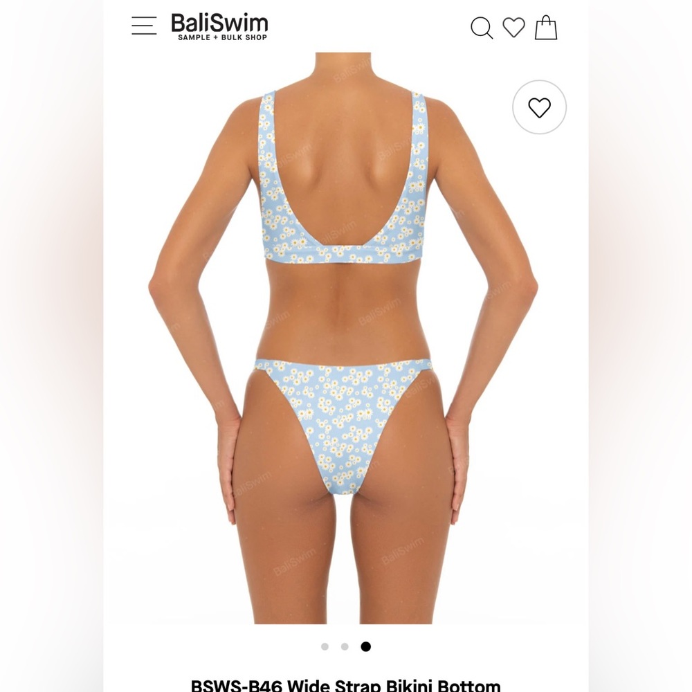 Blue Daisy Bikini